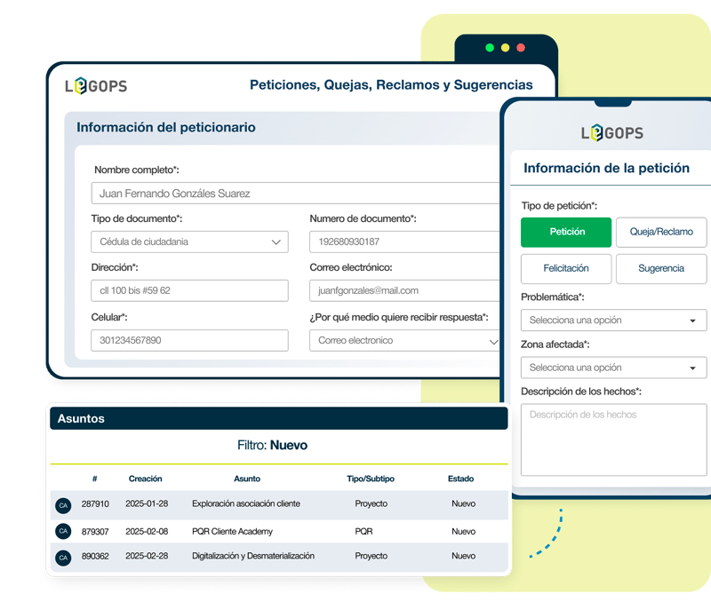 automatizacion de asuntos